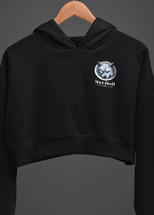 InkedWolf & Co. Women's Crop Hoodie