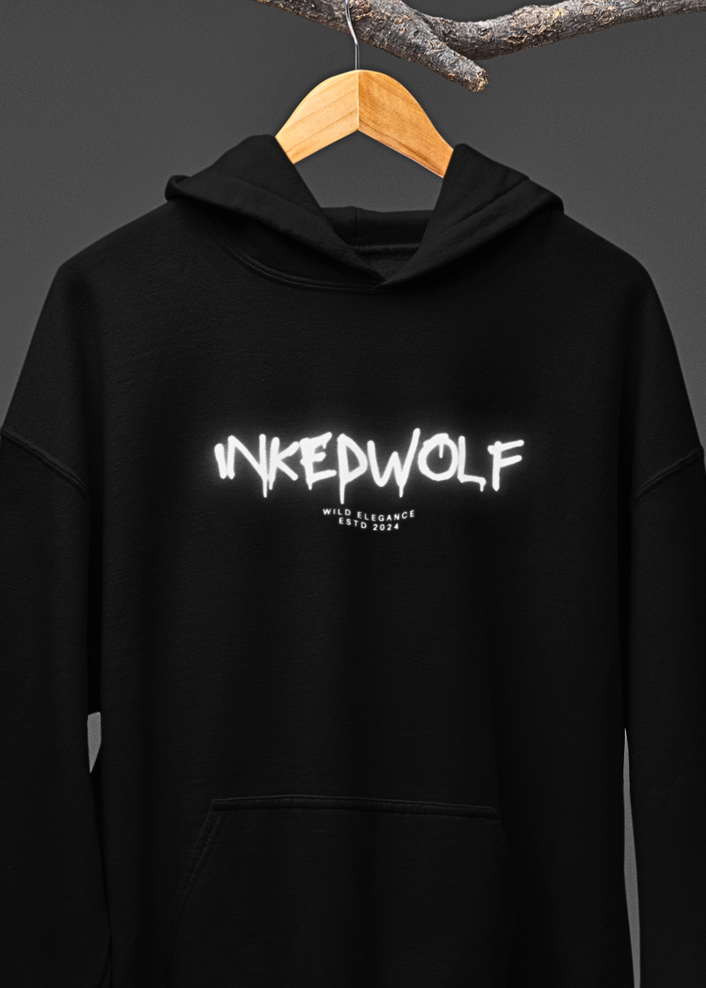 InkedWolf Women's Hoodies - Wild Elegance