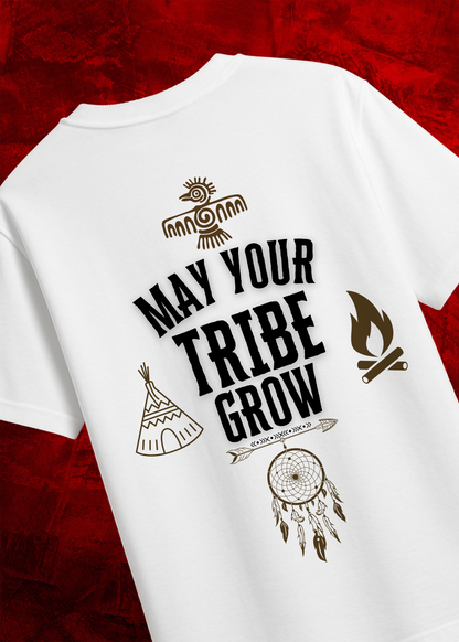 "May Your Tribe Grow" Oversized Unisex Tee – Tribal Spirit Design
