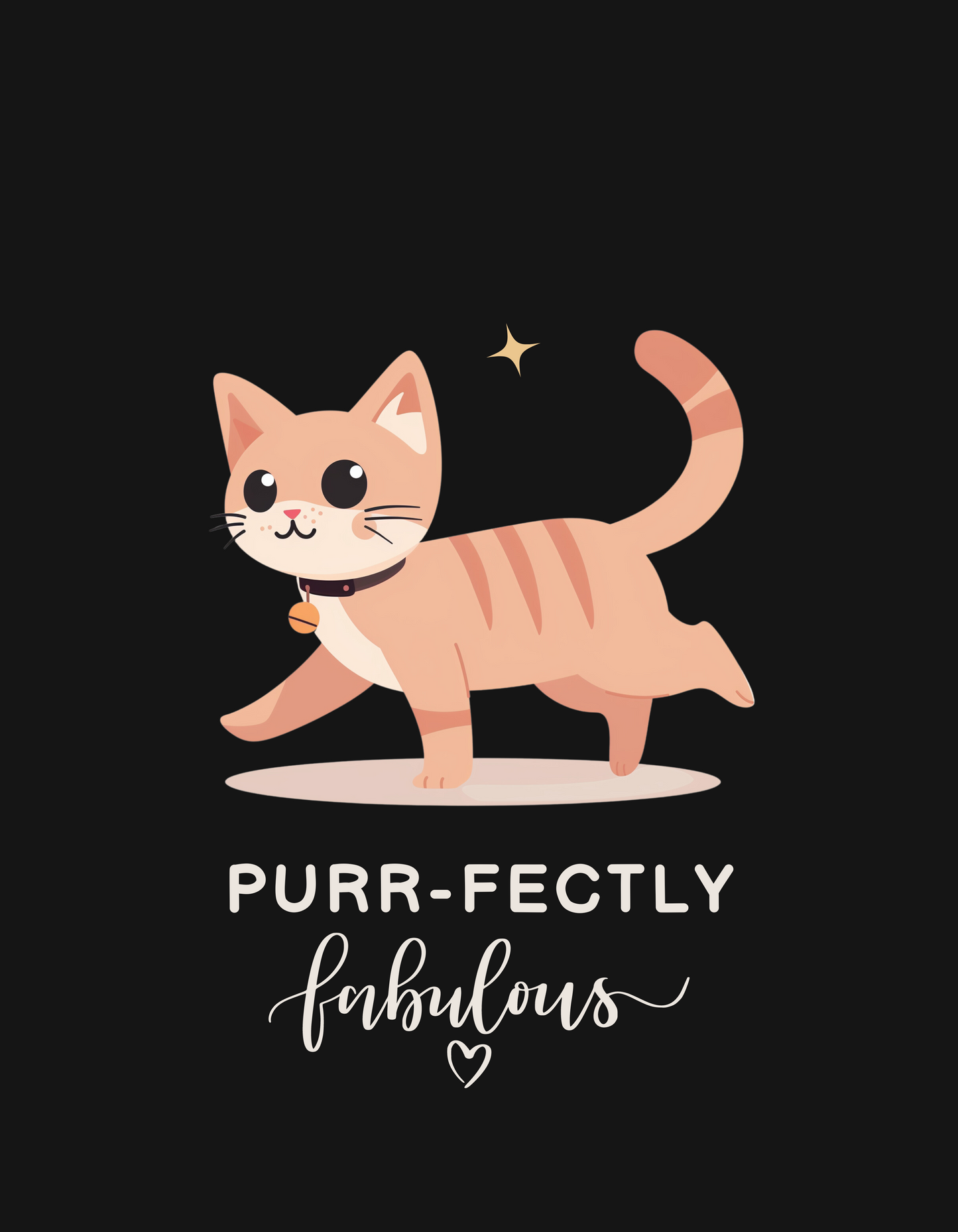 Fabulous Feline : Cat Hoodie Graphic