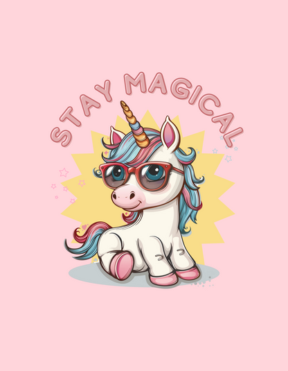 Stay Magical: Unicorn Graphic Crop Top