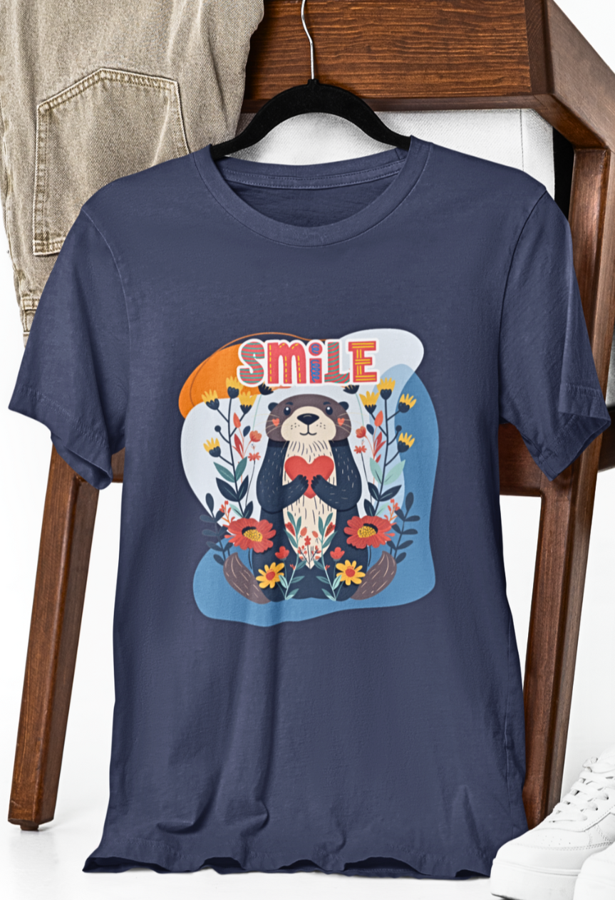 Smile Bright Otter Tee