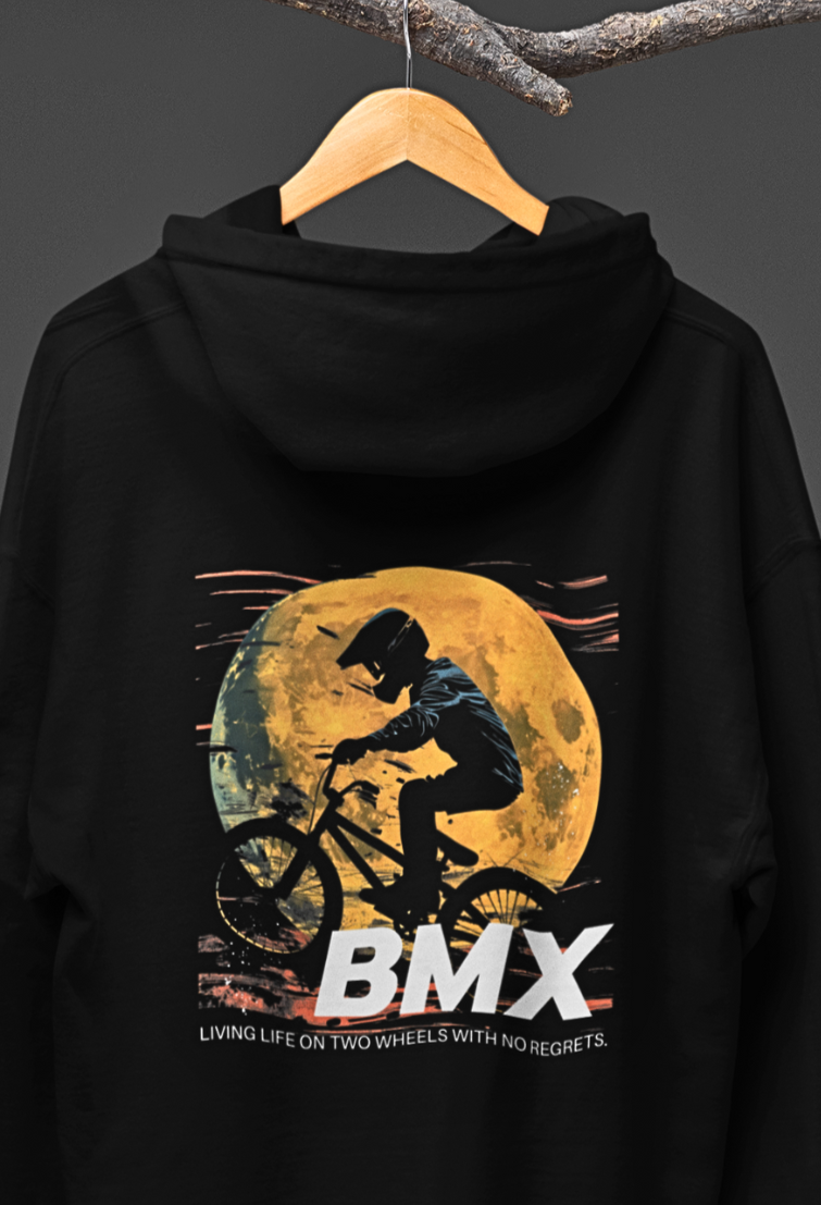 Ride the Vibe hoodie: Ride Under the Moonlight with No Regrets!