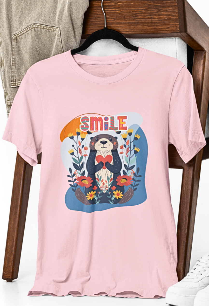 Smile Bright Otter Tee