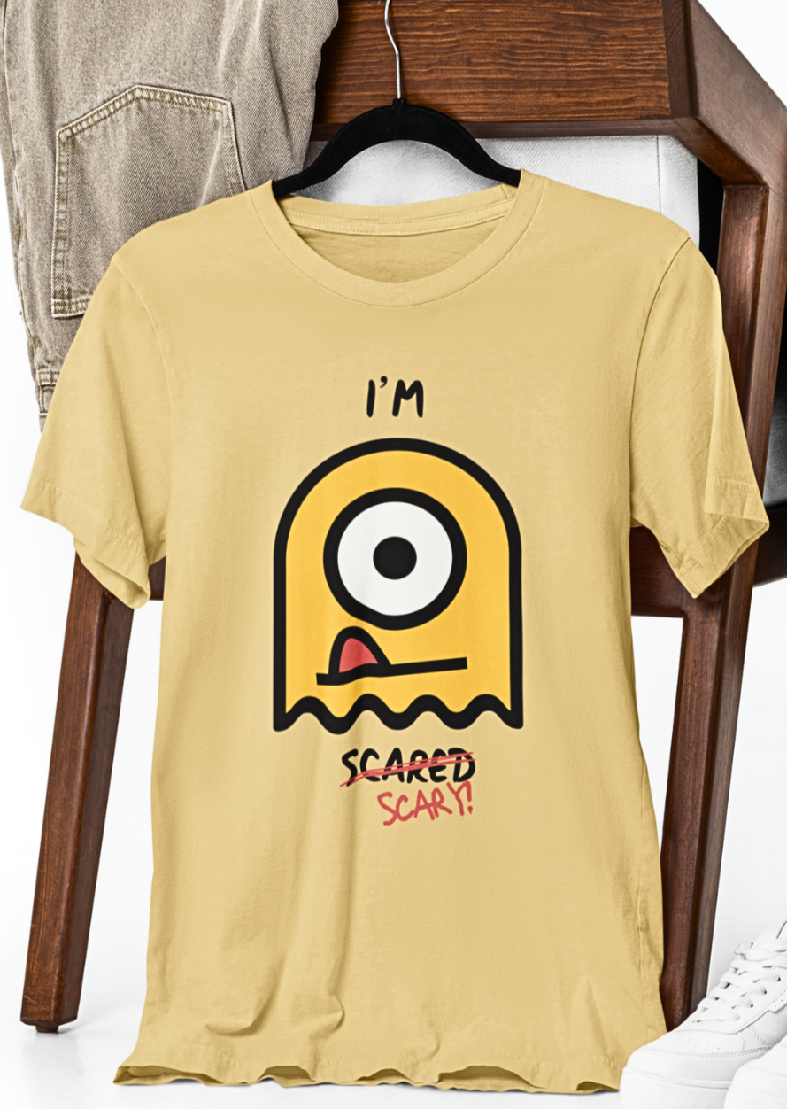 Scary Typography Graphic T-shirt