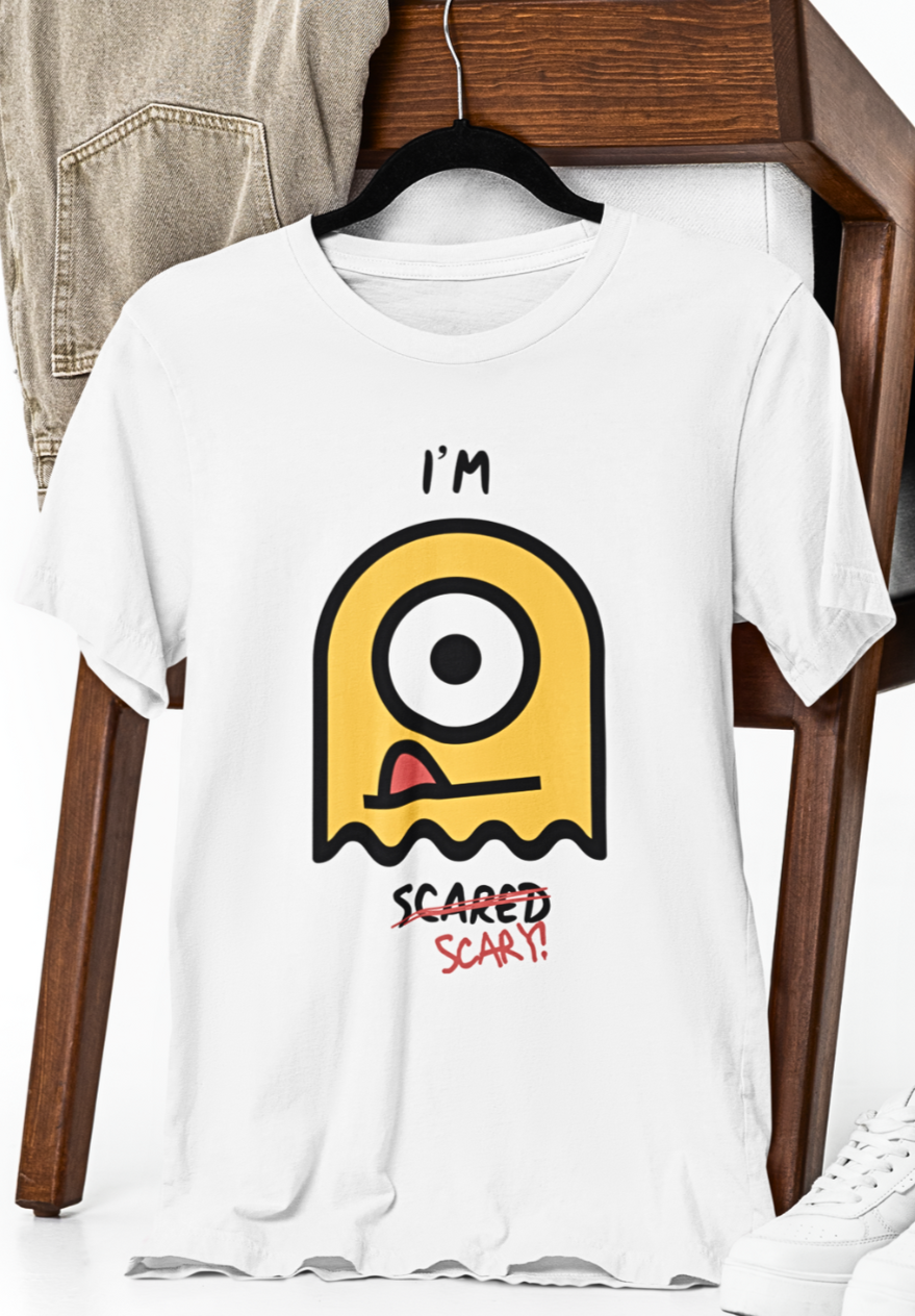 Scary Typography Graphic T-shirt