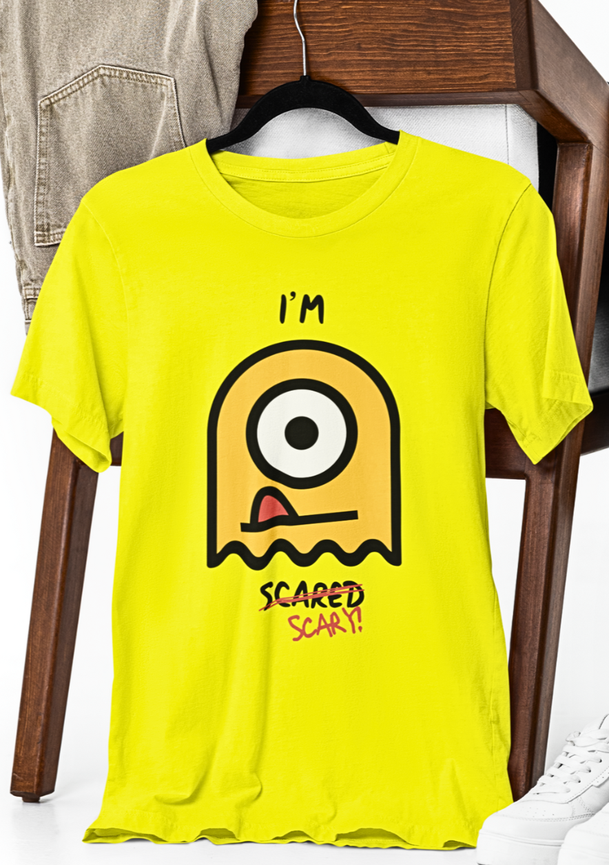 Scary Typography Graphic T-shirt