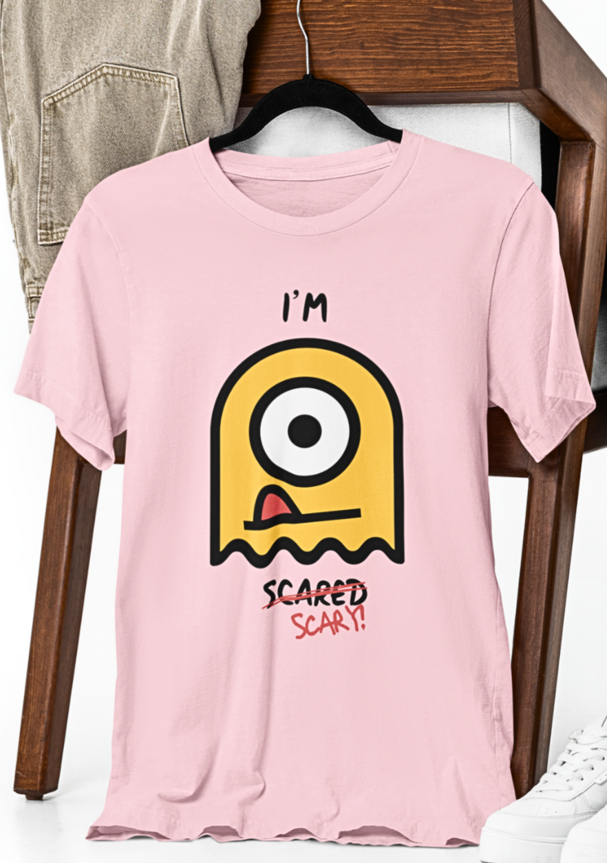 Scary Typography Graphic T-shirt