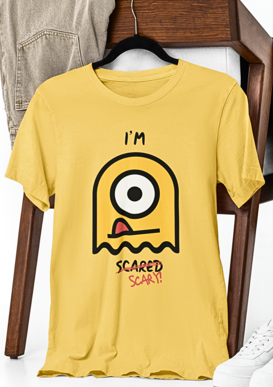 Scary Typography Graphic T-shirt