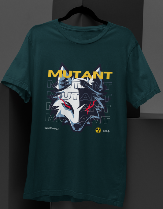 Mutant Wolf Graphic T-Shirt by Inkedwolf