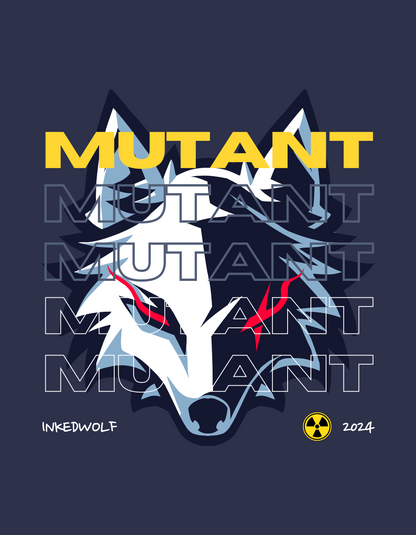 Mutant Wolf Graphic T-Shirt by Inkedwolf