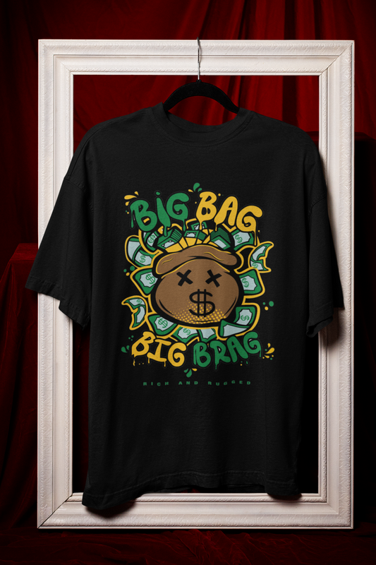 Big Bag Big Brag: Hustler's Vibe Unisex Tee