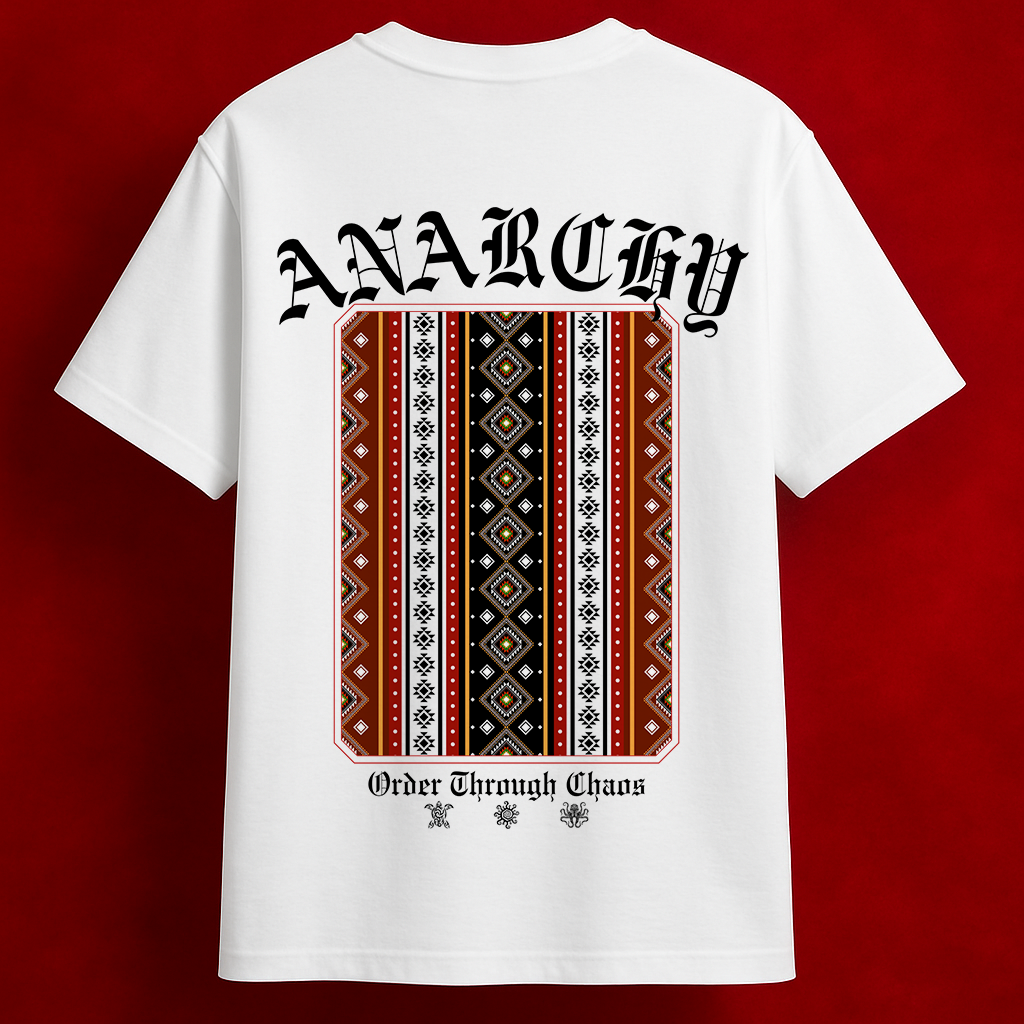 Anarchy - Order By Chaos Unisex Oversized Tee