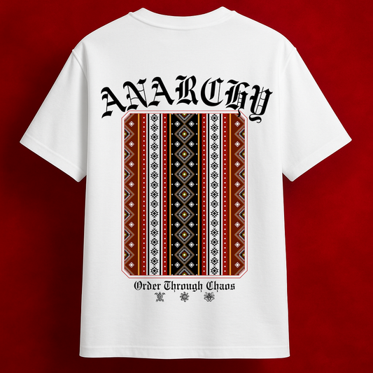 Anarchy - Order By Chaos Unisex Oversized Tee