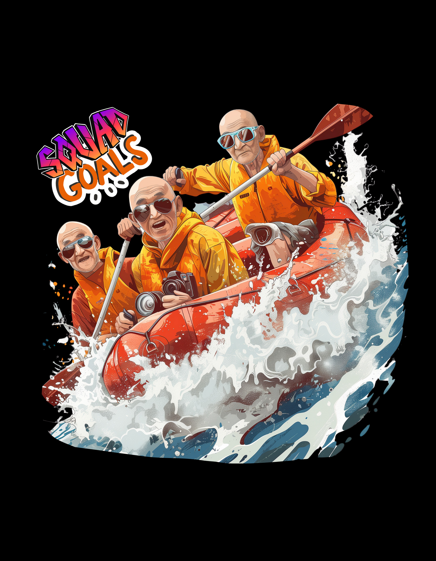 Monk Madness: River Rafting Squad Goals Hoodie